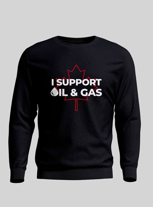 I Support Oil & Gas Crewneck