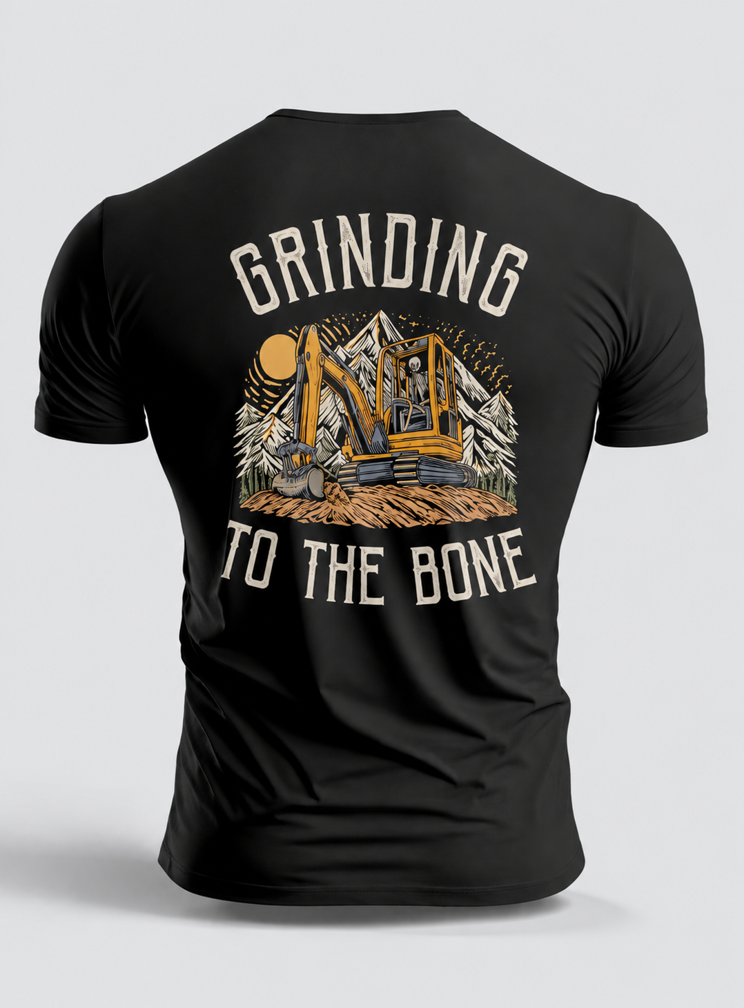 Steel Edge To the bone- Excavator T-Shirt