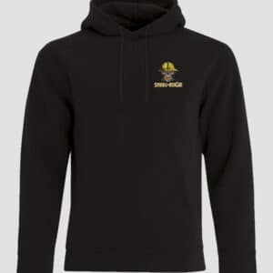 Hoodie Front black born patch