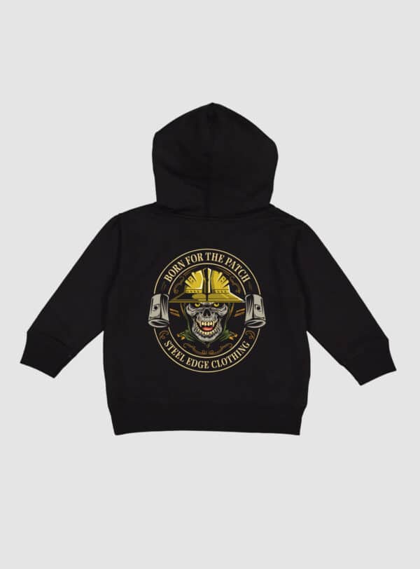 Steel Edge Born for the patch Toddler hoodie