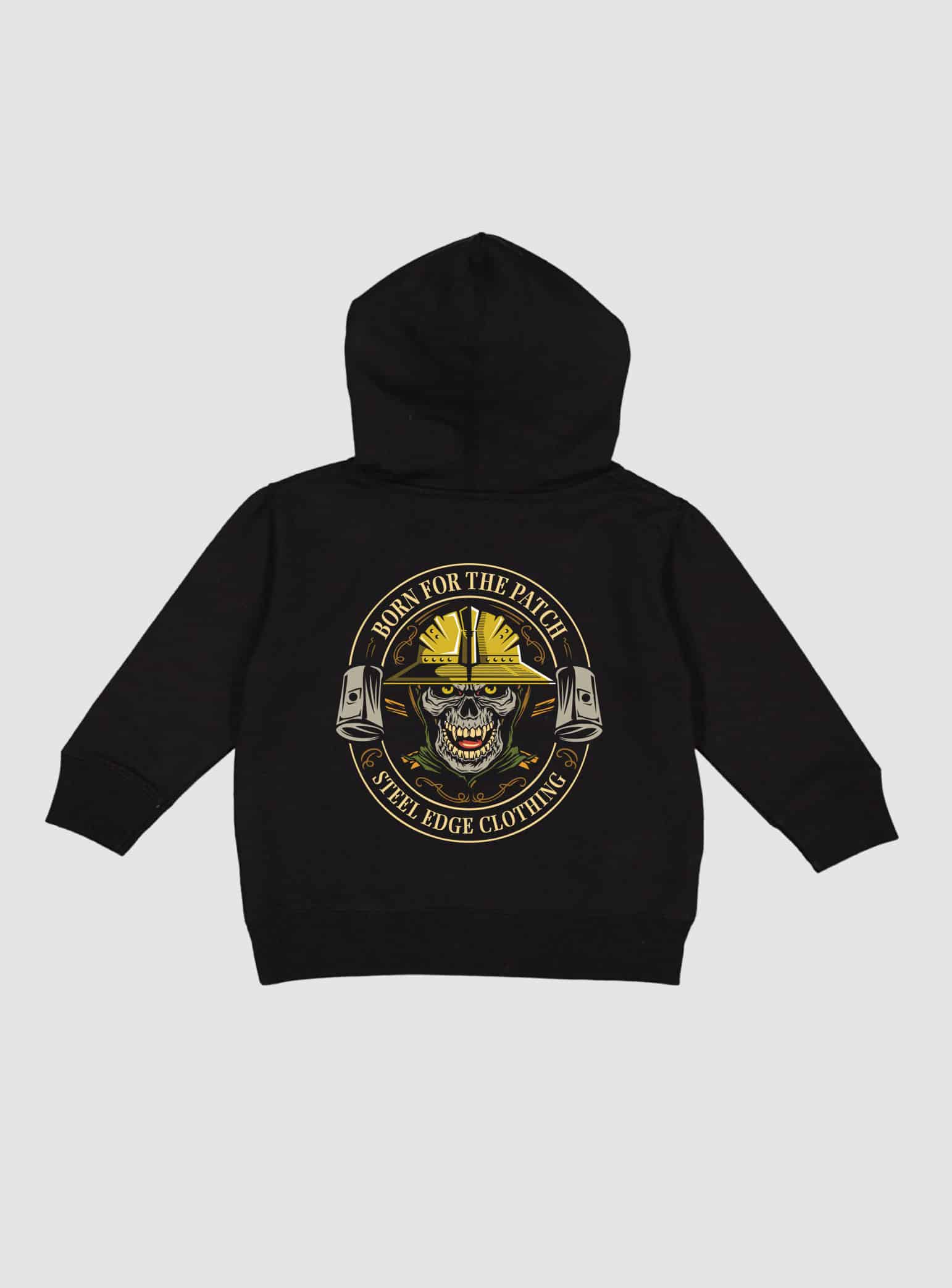 Steel Edge Born for the patch Toddler hoodie