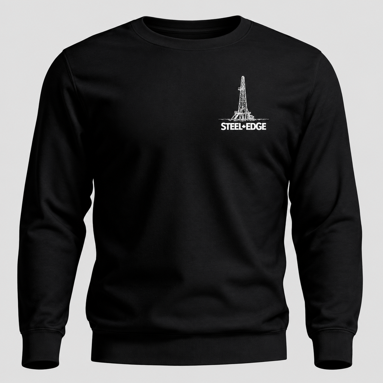 Black Drip Crewneck Steel Edge clothing Black Drip Crewneck Steel Edge clothing