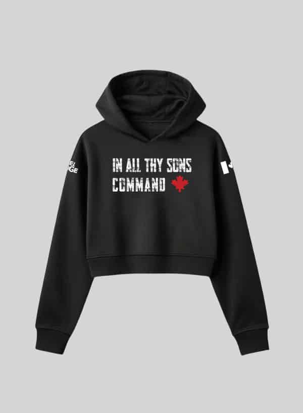 Sons Command Crop Hoodie