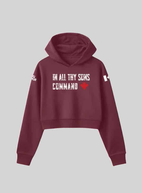 Sons Command Crop Hoodie