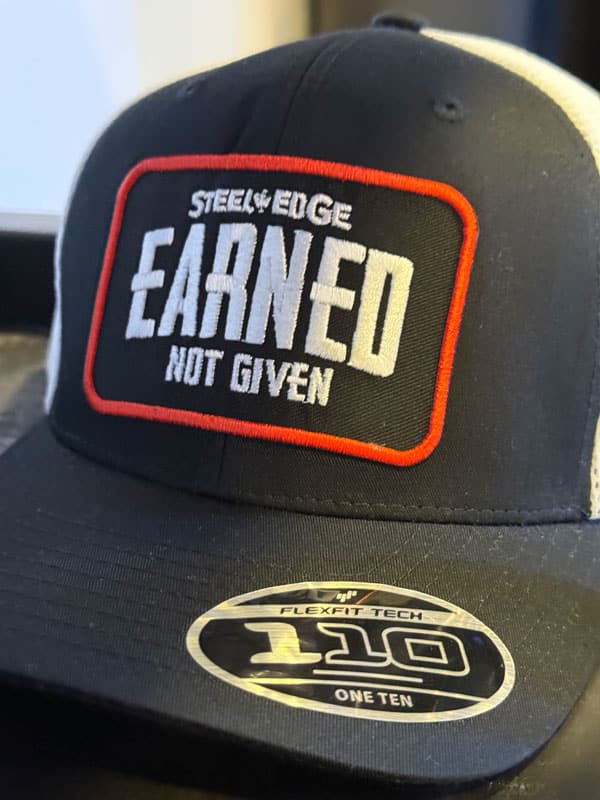 Earned Red Snapback Hat