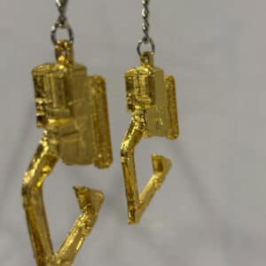 The Golden Hoe Keychain