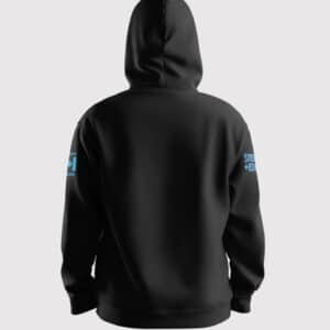 Hoodie Black Back Airborne Steel Edge