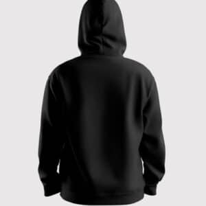 Hoodie back-Black Steel Edge