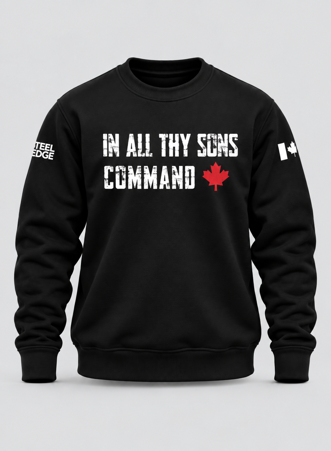 Sons Command Crewneck Black Steel Edge