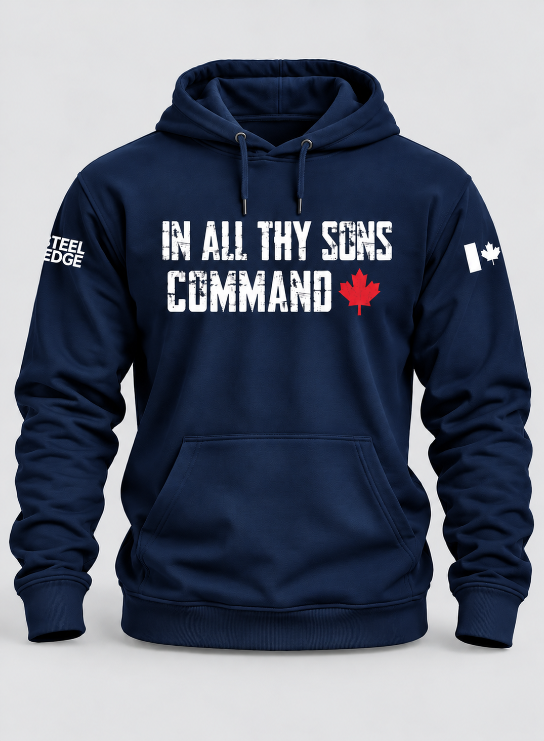Sons Command Navy hoodie Steel Edge
