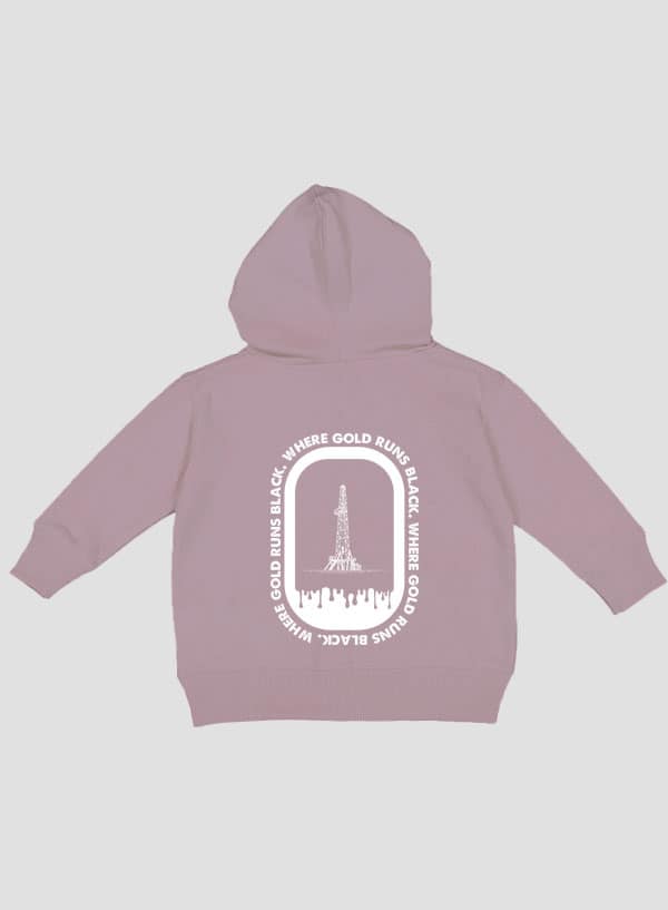 Pink Drip Toddler Zip-Up Hoodie