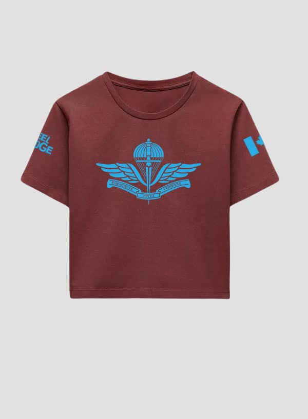 PPCLI Parachute Company Crop T-Shirt