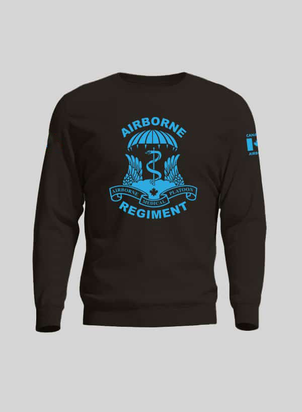 Crew Canadian Airborne Regiment Medical Steel Edge