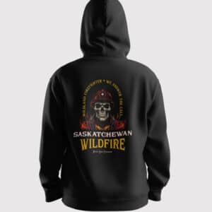 Saskatchewan Wildfire Hoodie Steel Edge