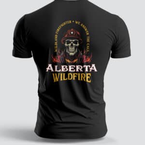 Alberta Wildfire T-shirt Steel Edge