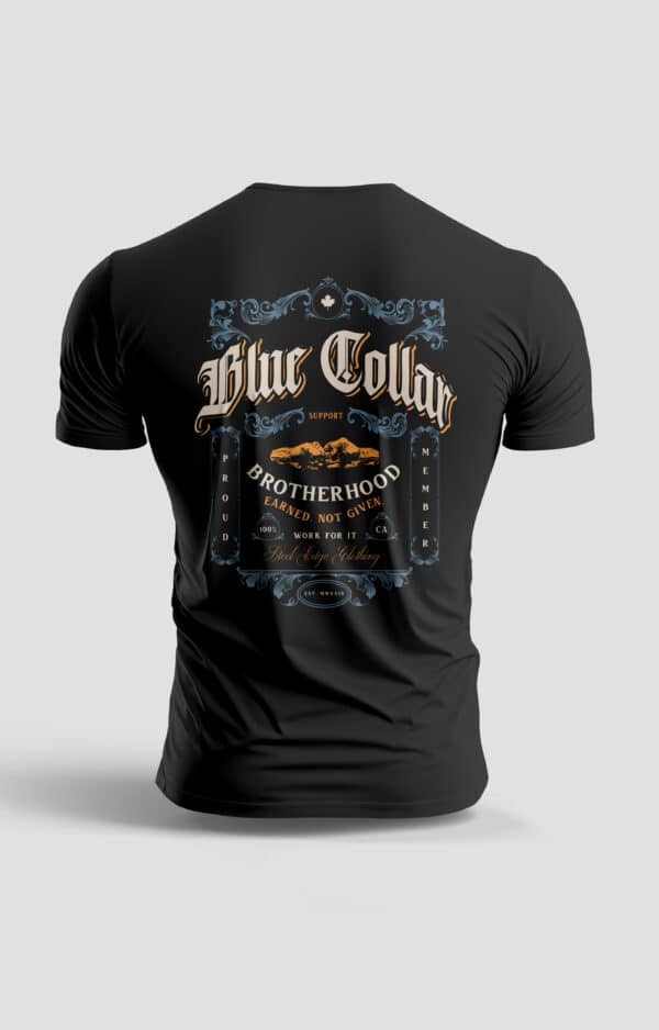 Blue Collar Brotherhood Vintage Label T-Shirt Steel Edge