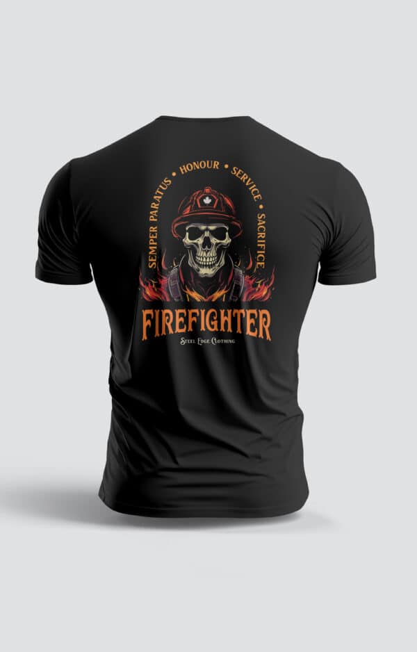 Firefighter Tshirt Steel Edge Sempre Paratus