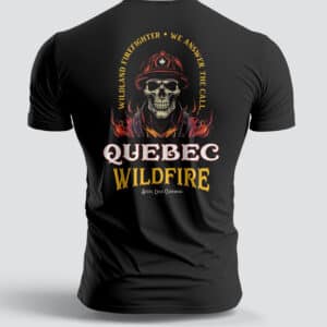 Quebec Wildfire T-shirt Steel Edge
