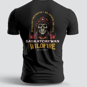 Saskatchewan Wildfire T-shirt Steel Edge
