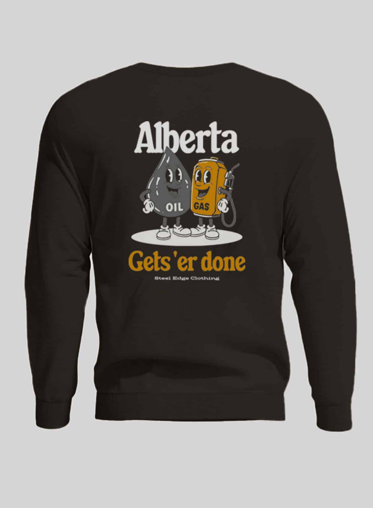 Alberta Buddies Crewneck - Steel Edge