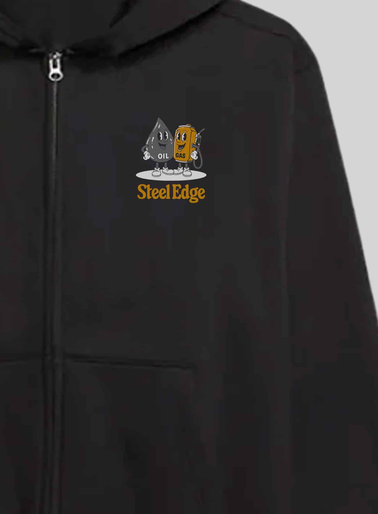 Alberta Buddies zip-up hoodie - Steel Edge Alberta Buddies zip-up hoodie - Steel Edge