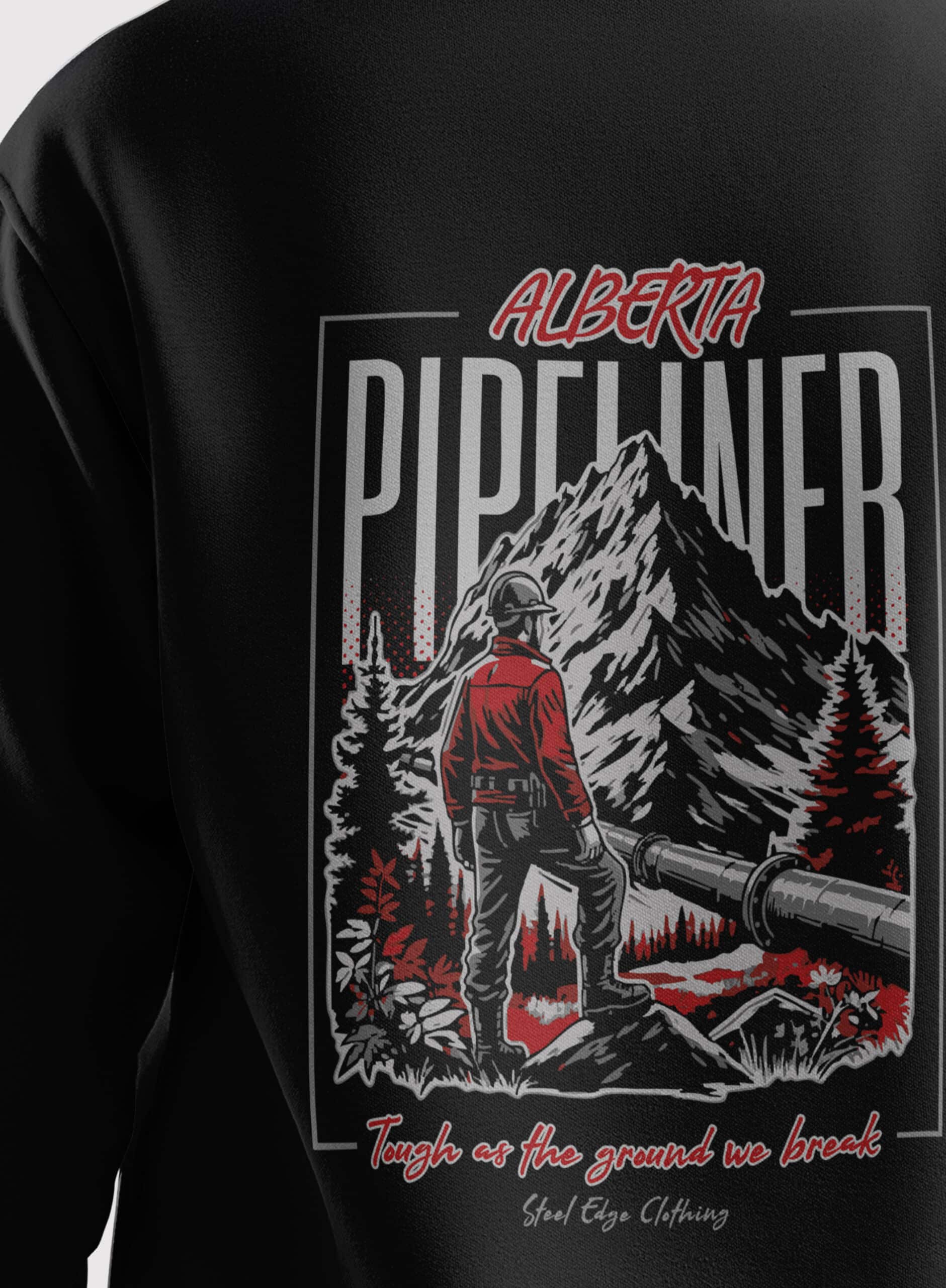Alberta Pipeliner Hoodie Steel Edge Clothing Alberta Pipeliner Hoodie Steel Edge Clothing
