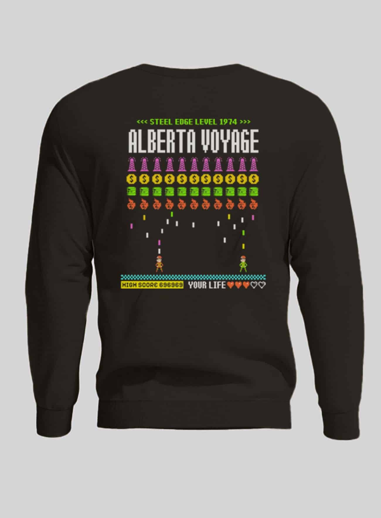 Alberta Voyage - Crewneck - Steel Edge
