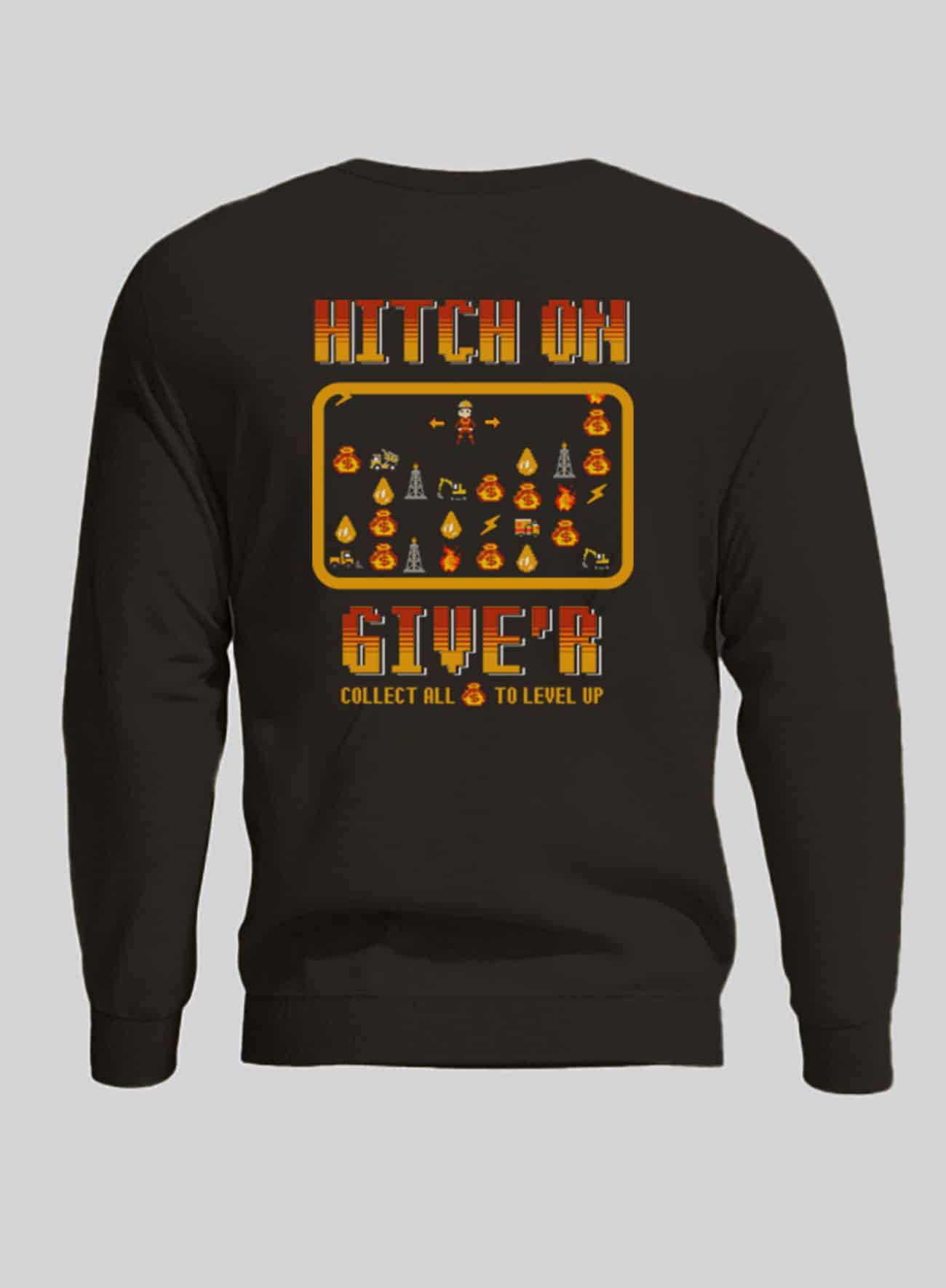 Hitch On Crewneck sweater - Steel Edge