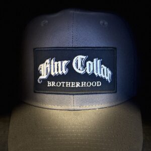 Blue Collar Brotherhood Snapback Hat Steel Edge
