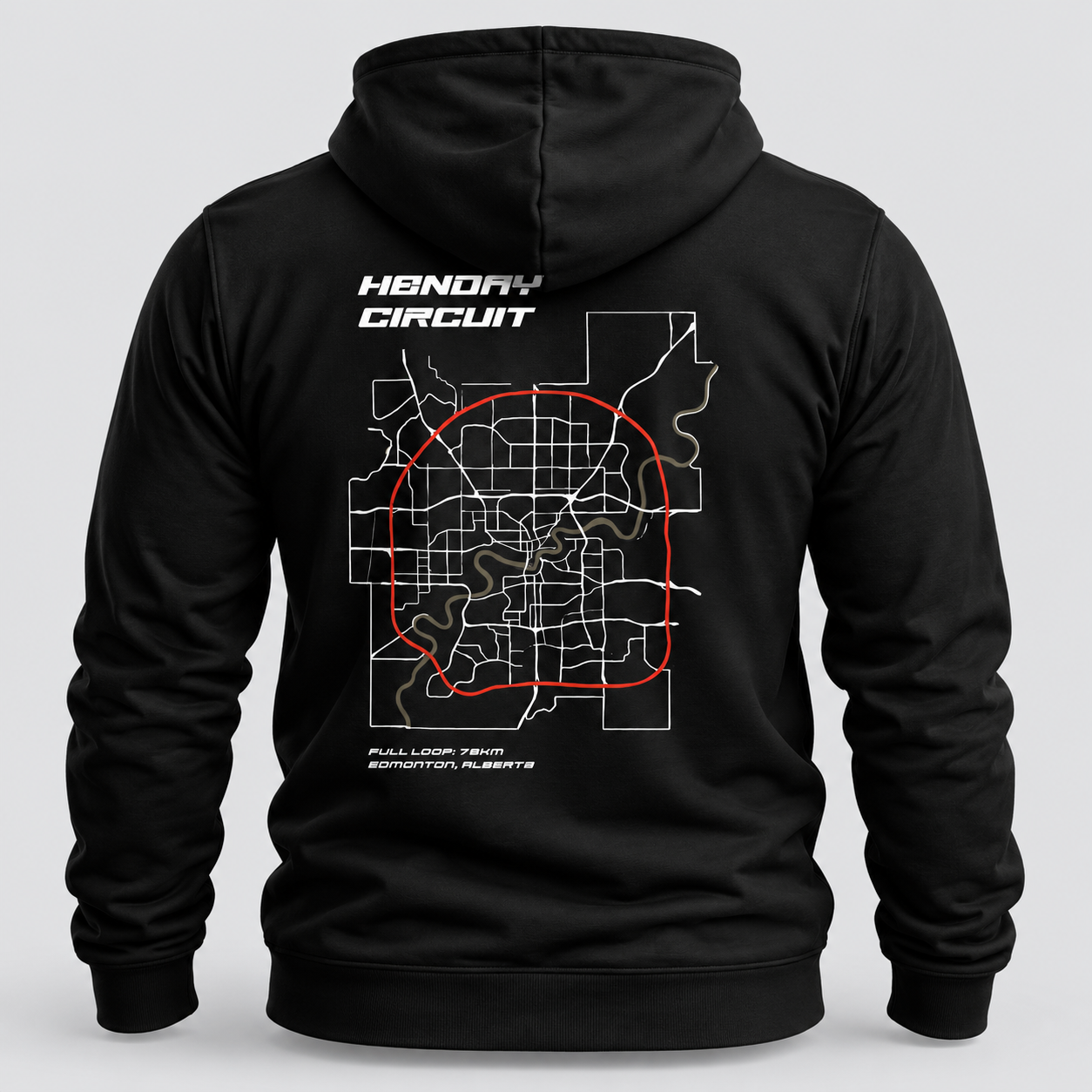 Henday Circuit Edmonton hoodie - Steel Edge Clothing Henday Circuit Edmonton hoodie - Steel Edge Clothing