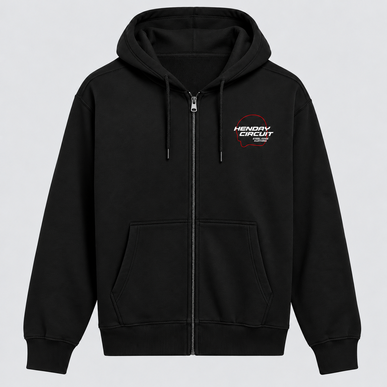 Henday Circuit Zip up Hoodie Steel Edge clothing Edmotnon