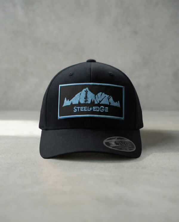 Rocky Riggin Hat Black on Black Steel Edge Clothing